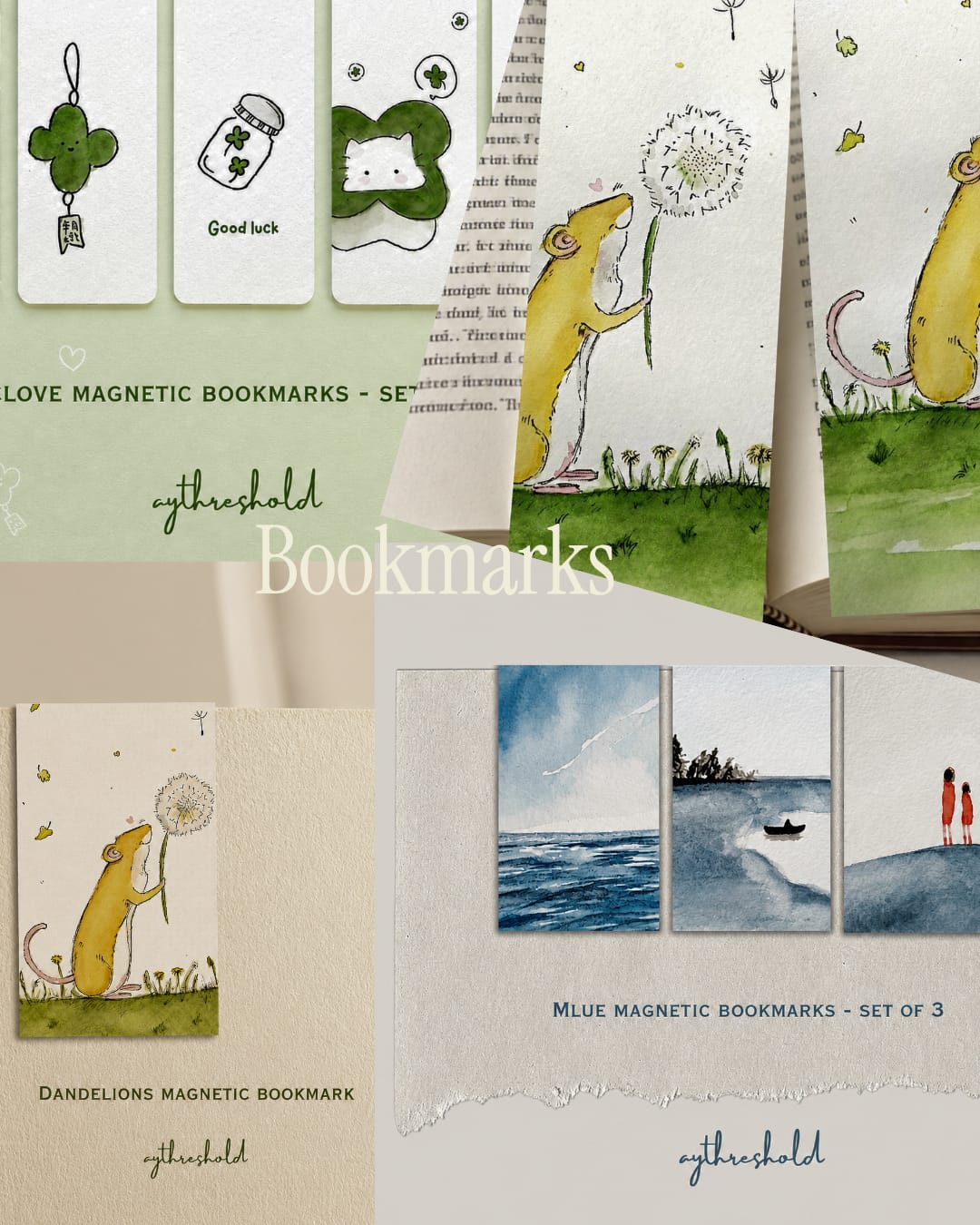 Classic & Magnetic Bookmarks