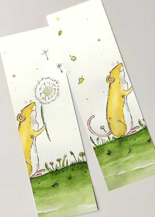 Chasing Dandelion Bookmarks - Set of 2