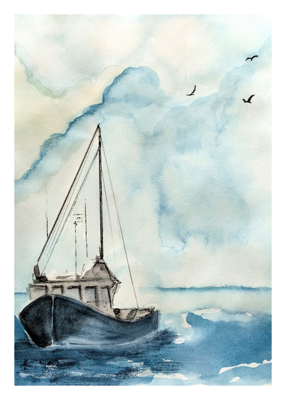 A sailing boat