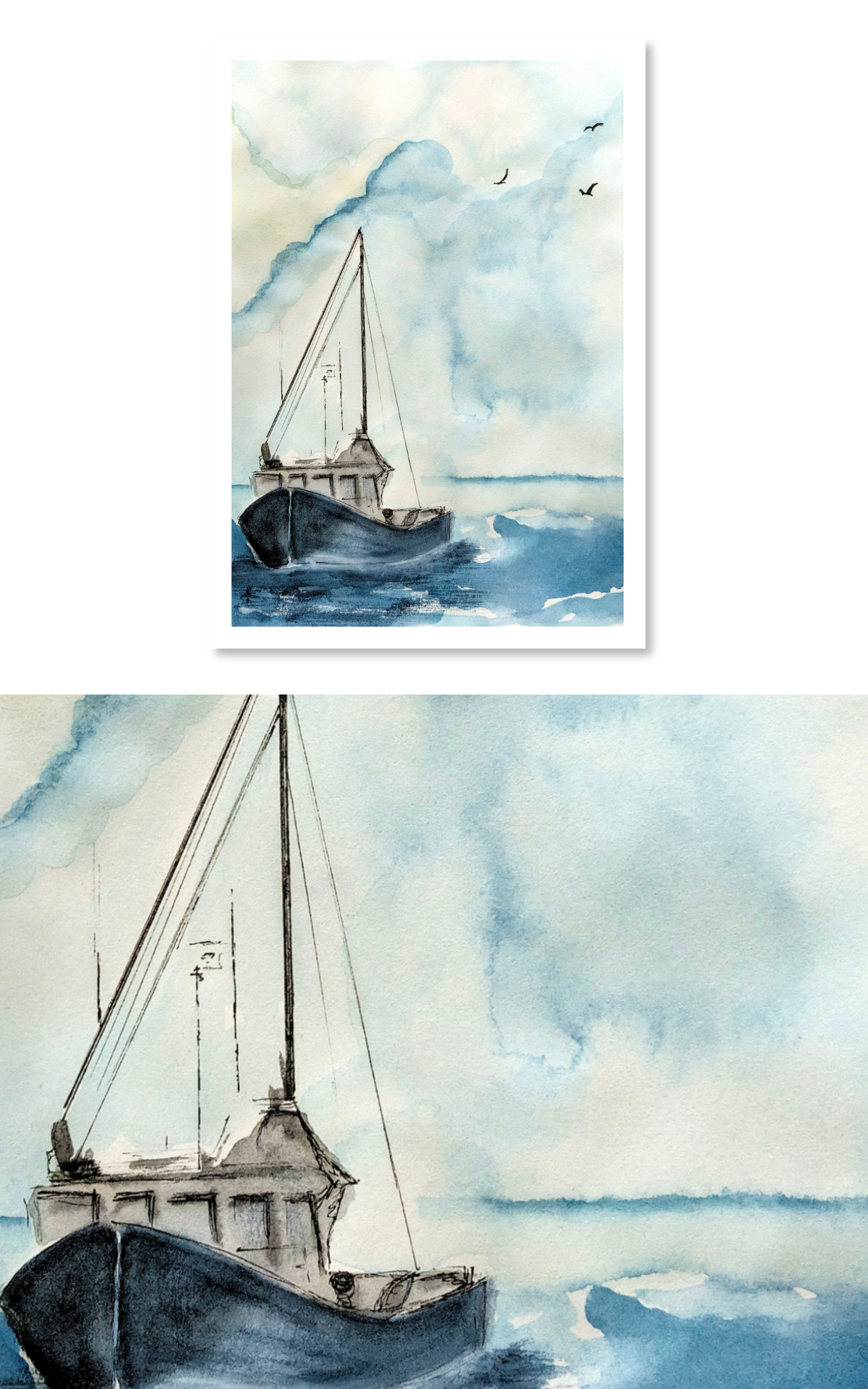 A sailing boat