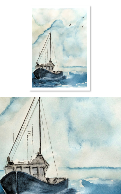 A sailing boat