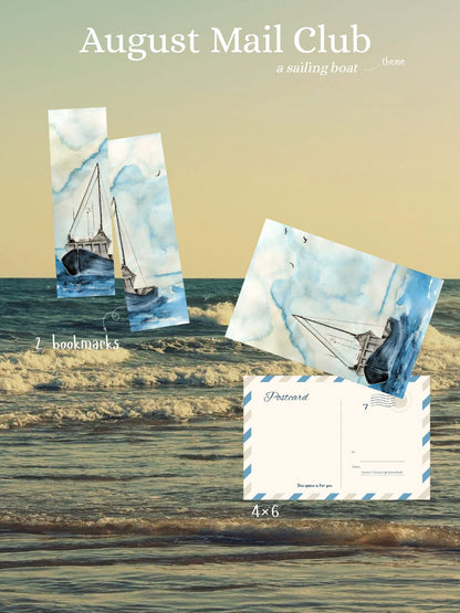 August Mail - A Sailing Boat