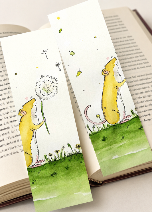 Chasing Dandelion Bookmarks - Set of 2